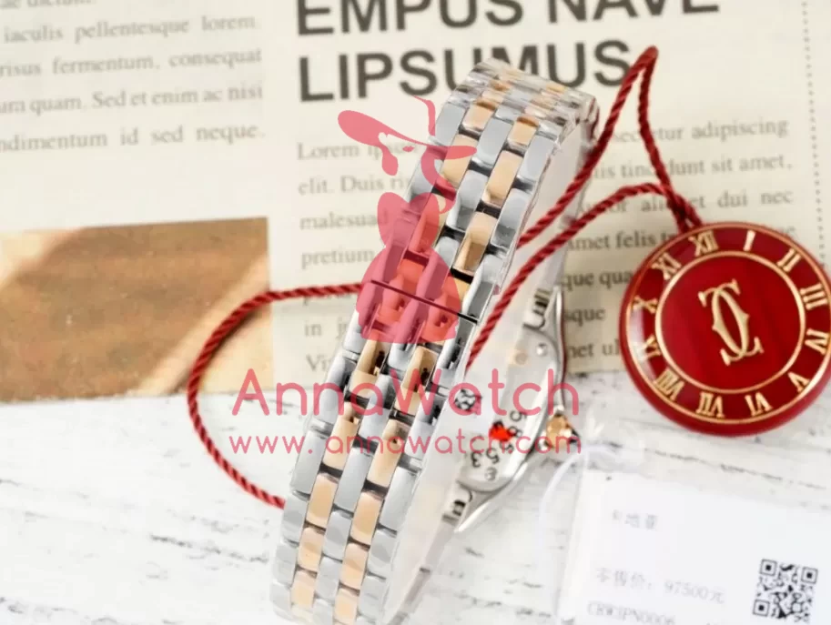 Panthere Secrete De Ladies 22mm Dia SS / RG Diamonds Dial AF Quartz - Image 9