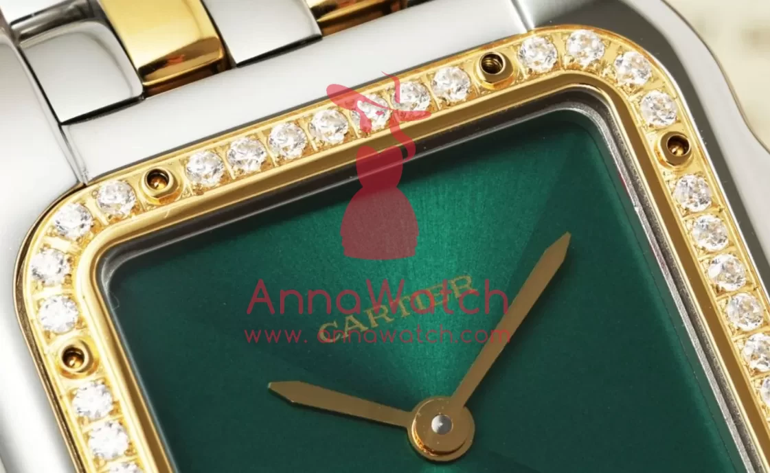 Panthere Secrete De Ladies 22mm Dia SS / YG Green Dial AF Quartz - Image 5