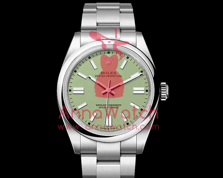 Oyster Perpetual 134300 41mm SS / SS Pistachio Dial VSF VS3230