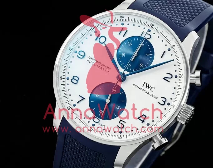 Portuguese Chrono 41mm SS / RU White / Blue Z+F A69355 - Image 2