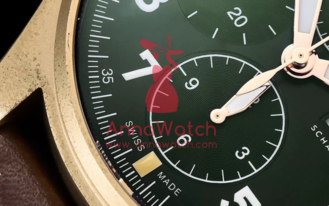 IWC ?C Pilot Chrono Spitfire IW387902 Brz BR / LE Grn ZF A7750 - Image 3