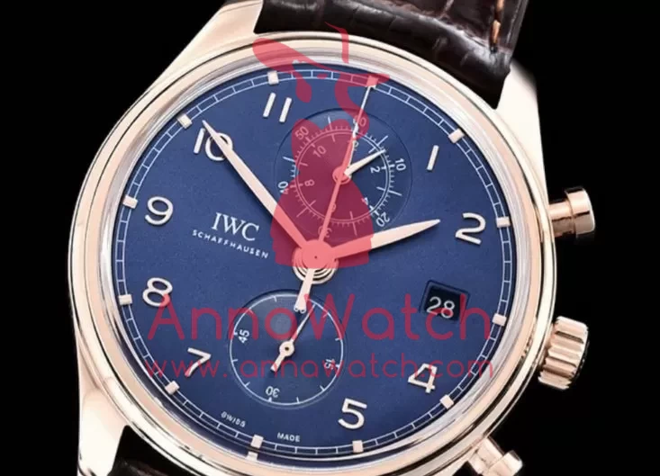 IWC ?C Portugieser Chronograph Classic RG / LE Blue YLF A7750