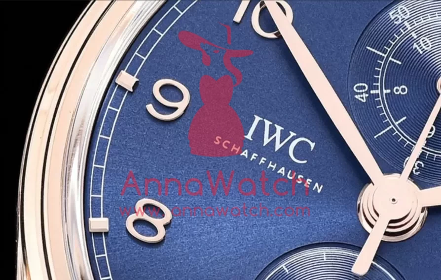 IWC ?C Portugieser Chronograph Classic RG / LE Blue YLF A7750 - Image 5