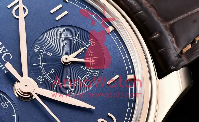 IWC ?C Portugieser Chronograph Classic RG / LE Blue YLF A7750 - Image 7