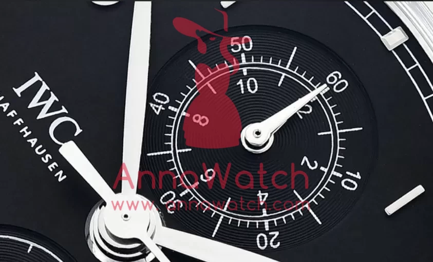 IWC ?C Portugieser Chronograph Classic SS / LE Black YLF A7750 - Image 6