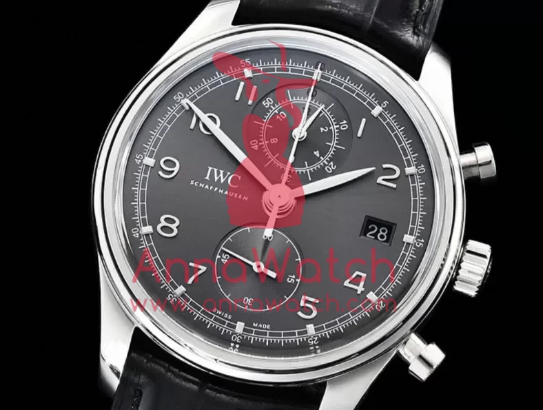 IWC ?C Portugieser Chronograph Classic SS / LE Grey YLF A7750