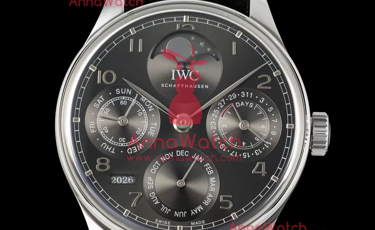 Portugieser Perpetual Calendar 5033 44mm SS / LE Dark Gray / Num APSF A51613