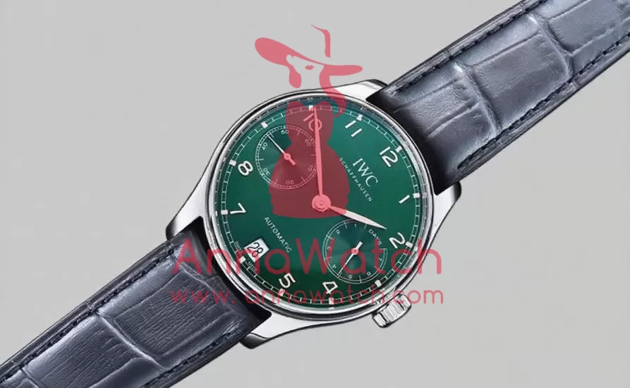 IWC ?C Portugieser 5007 SS / LE Green / Gold Num ZF A52010 Mod - Image 4