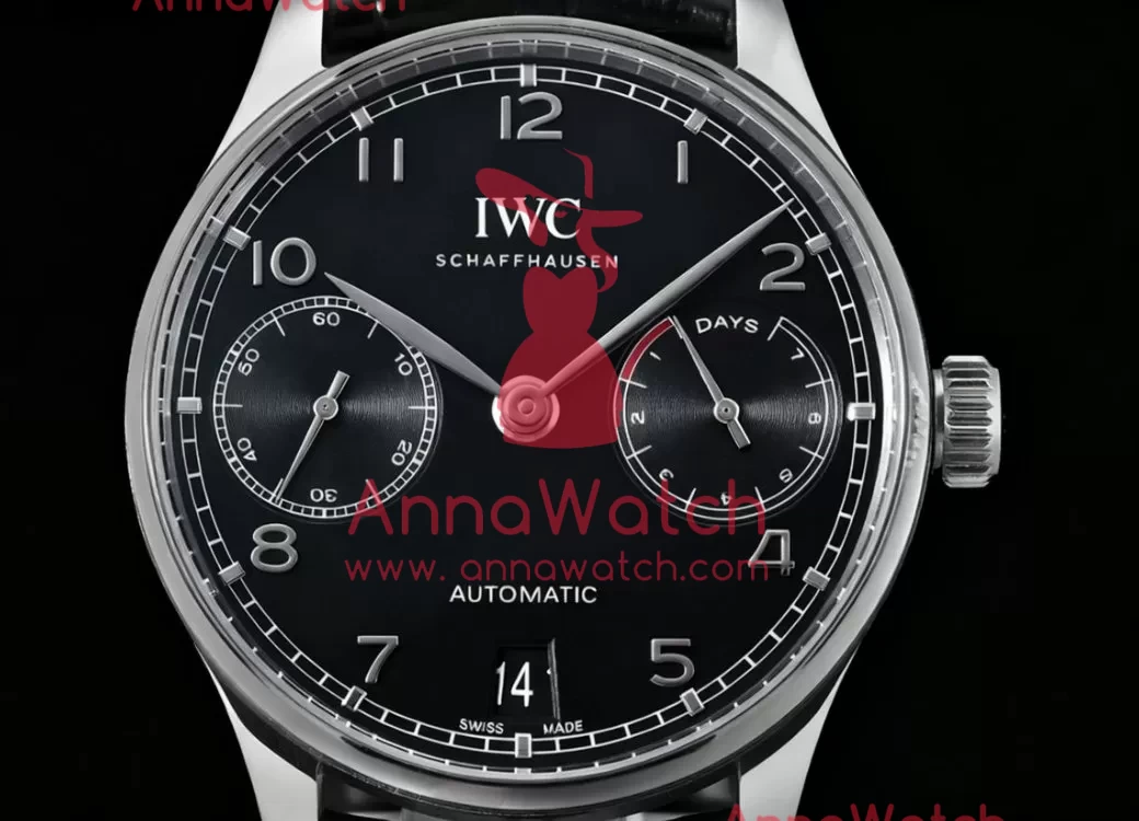 Portugieser 7 Days 42mm SS / LE Black Dial ZF V5 A52010 - Image 4