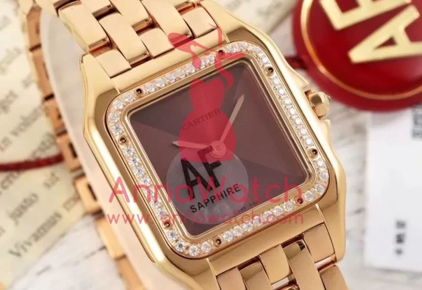 Panthere Secrete De Ladies 27mm Dia RG / RG Brown Dial AF Quartz - Image 3