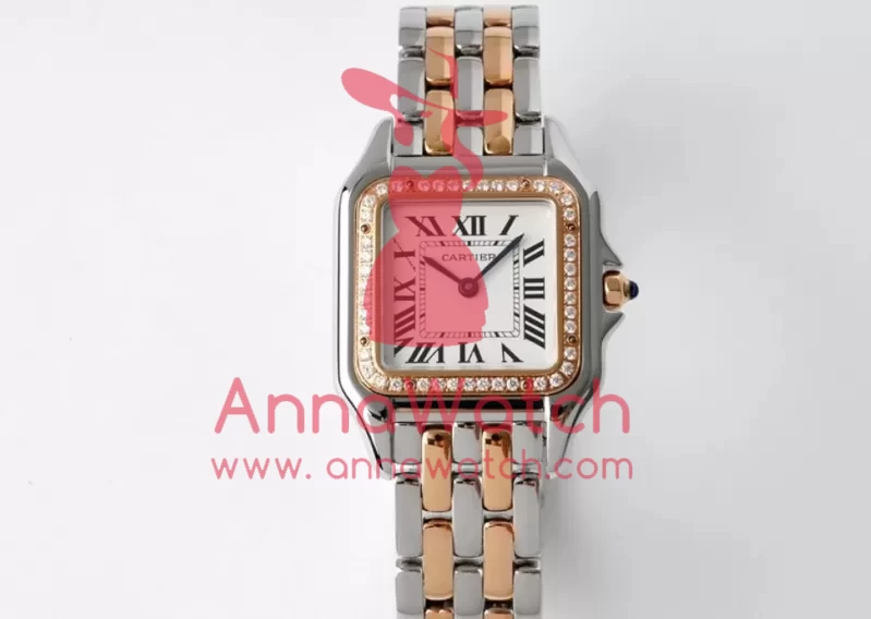 Panthere Secrete De Ladies 27mm Dia RG / SS White Dial BVF Quartz