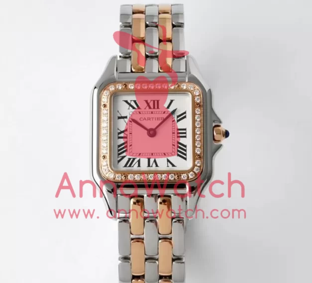 Panthere Secrete De Ladies 27mm Dia RG / SS White Dial BVF Quartz - Image 11